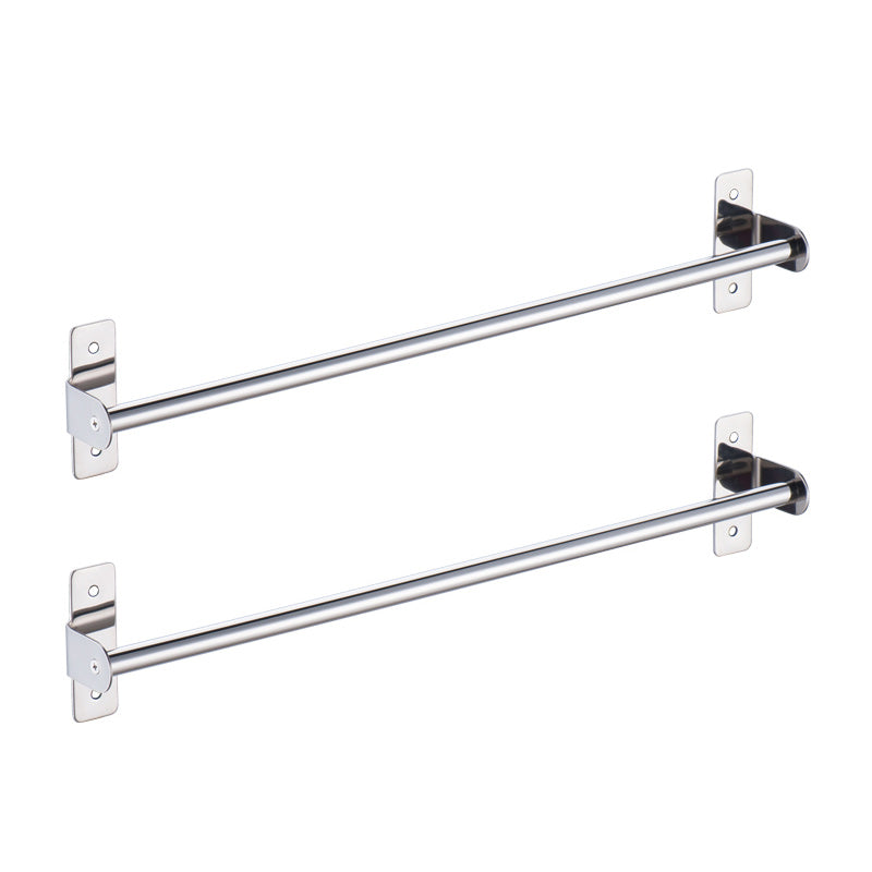 3-Piece Stainless Steel Bathroom Accessory Set Modern Chrome Slipper Stand