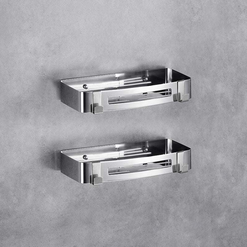 Stainless Steel Bathroom Hardware Set Modern 3 Piece Bath Shelf