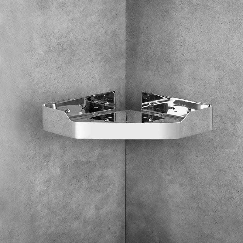 Stainless Steel Bathroom Hardware Set Modern 3 Piece Bath Shelf