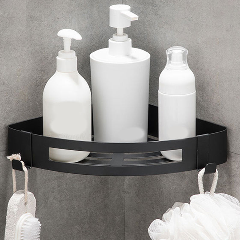 Contemporary 2/3-Piece Bathroom Accessory Set Geometric Bath Shelf in Stainless Steel