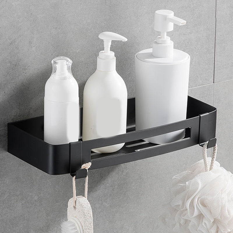 Contemporary 2/3-Piece Bathroom Accessory Set Geometric Bath Shelf in Stainless Steel