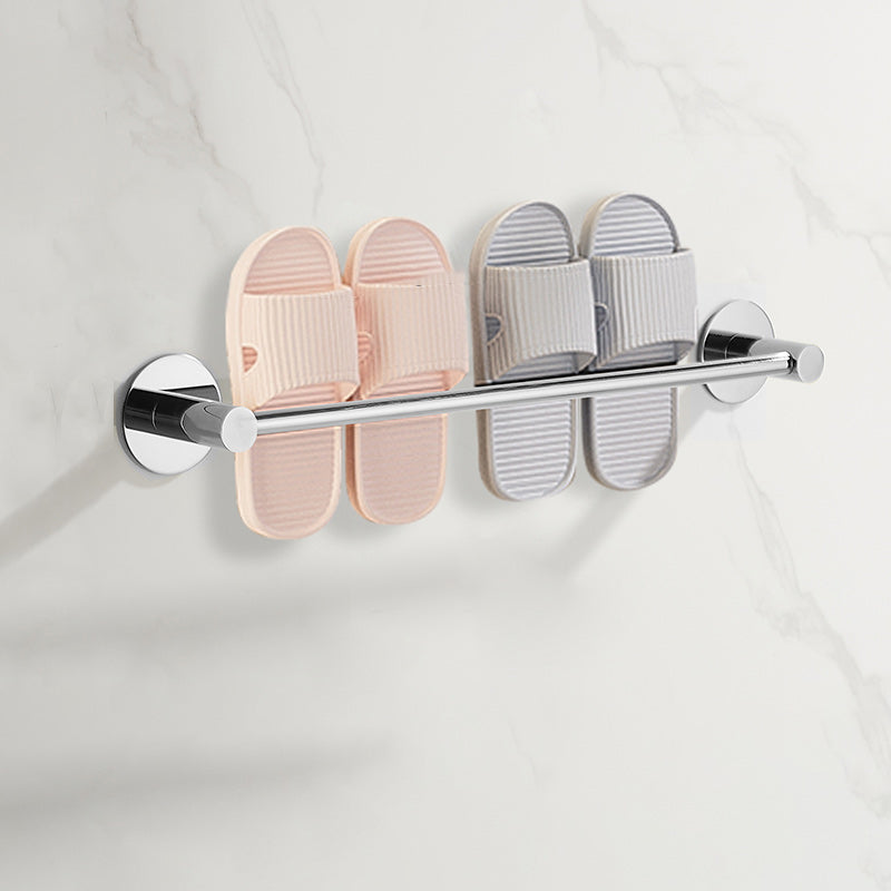 2 Piece Bathroom Hardware Set Modern Stainless-steel Slipper Rack