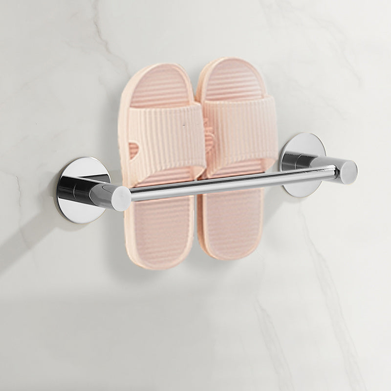 2 Piece Bathroom Hardware Set Modern Stainless-steel Slipper Rack