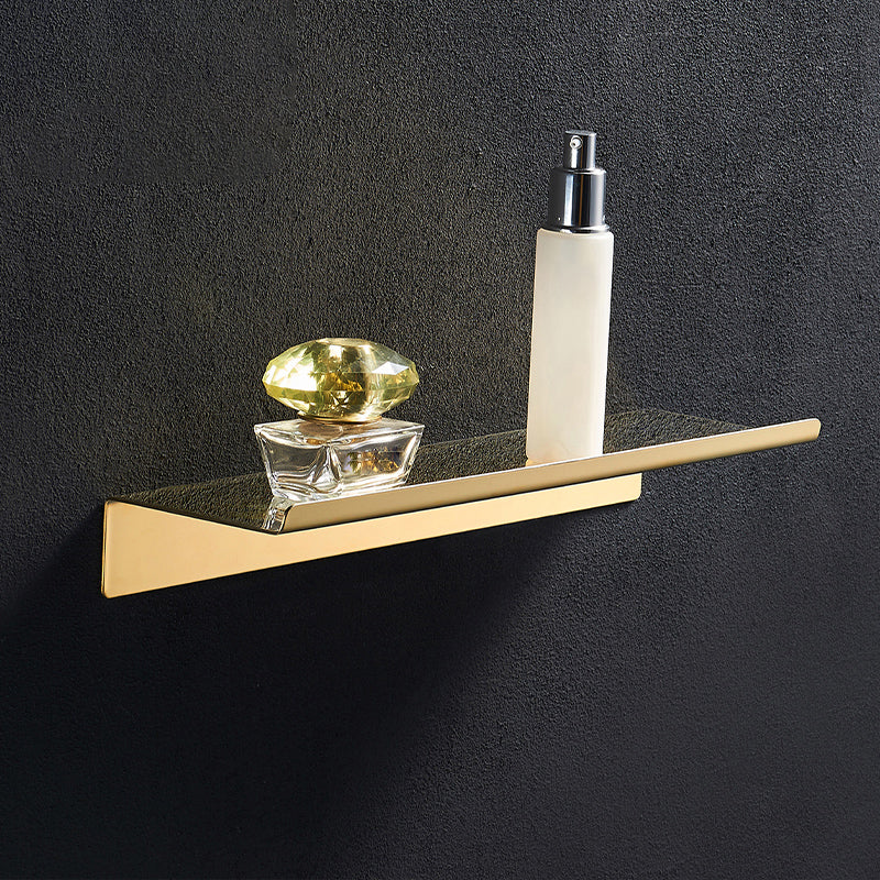 Polished Brass Classic Bathroom Accessory with Bath Shelf/Towel Bar & Paper Holder