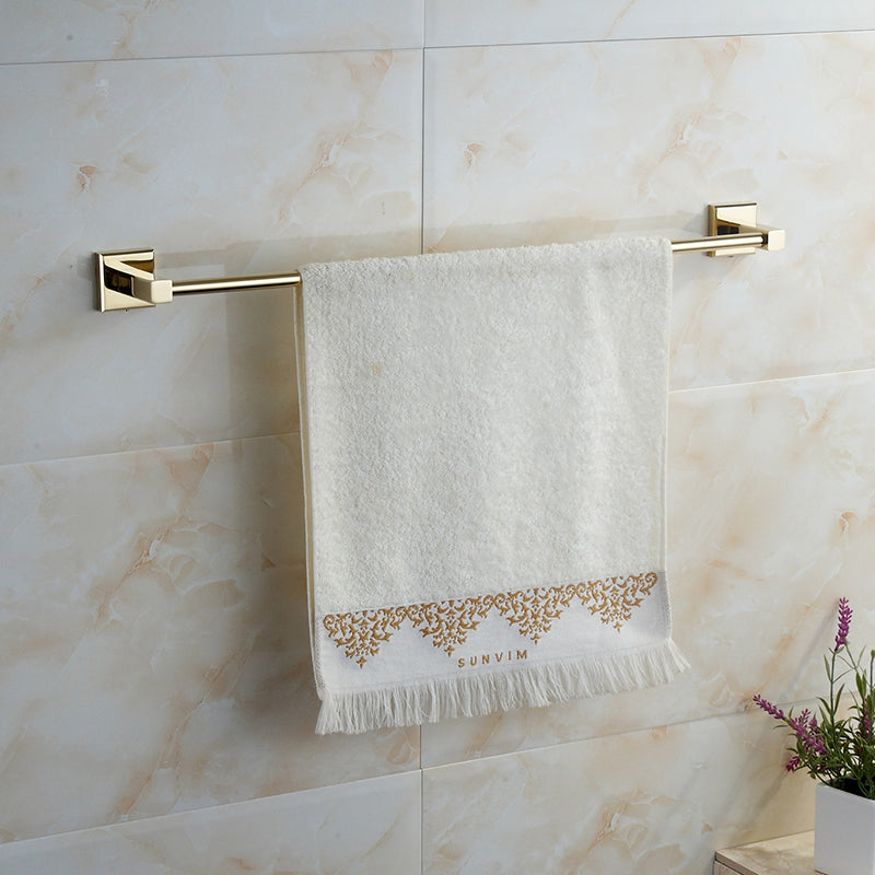 Polished Brass Classic Bathroom Accessory with Bath Shelf/Towel Bar & Paper Holder