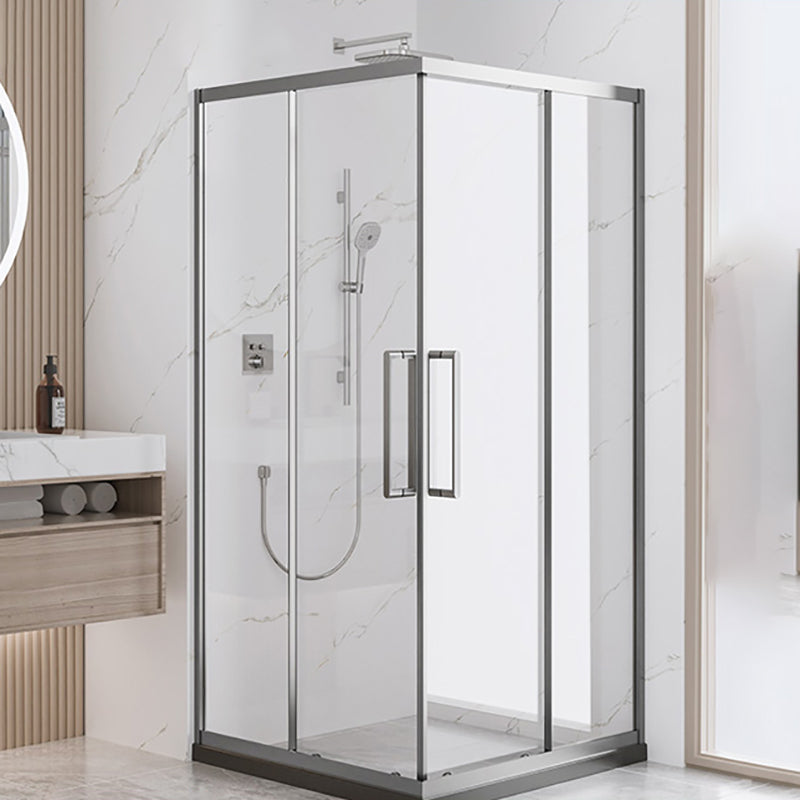 Square  Shower Enclosure Tempered Glass Shower Enclosure with Door Handles