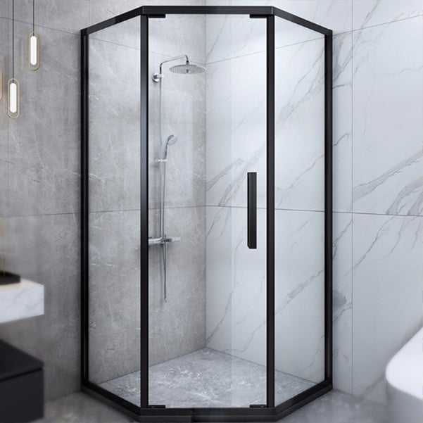 Tempered Glass Shower Enclosure Neo-Angle Clear Shower Enclosure