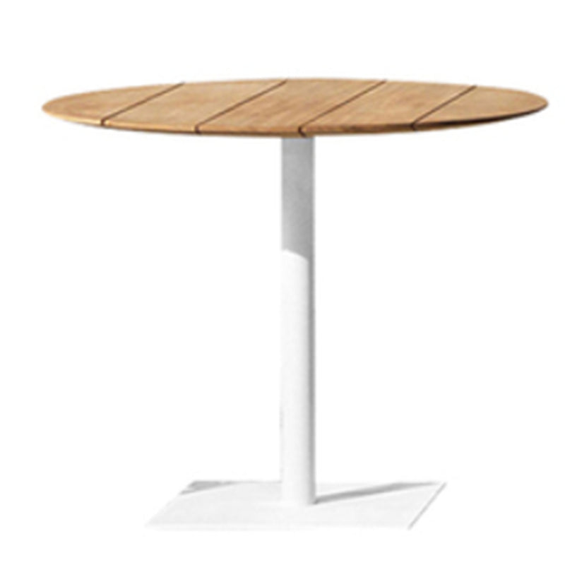 Modern Style Geometric Courtyard Table Aluminium Outdoor Table