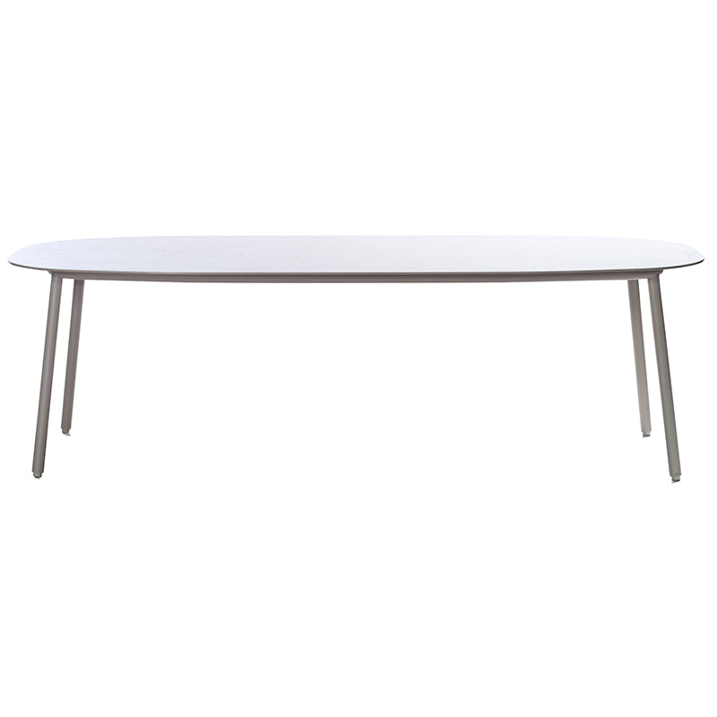 Modern Style Geometric Courtyard Table Aluminium Outdoor Table