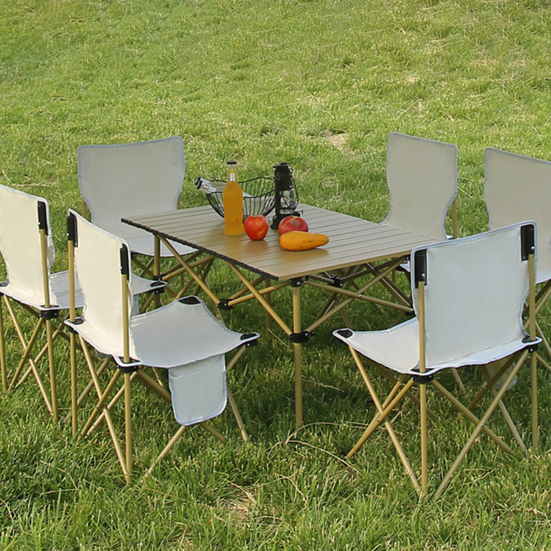 Modern Rectangle Foldable Camping Table Waterproof Camping Table