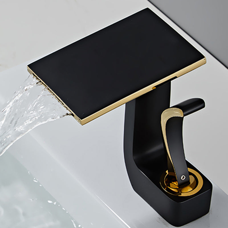 Luxury Single Handle Sink Faucet Bathroom Brass Centerset Faucet