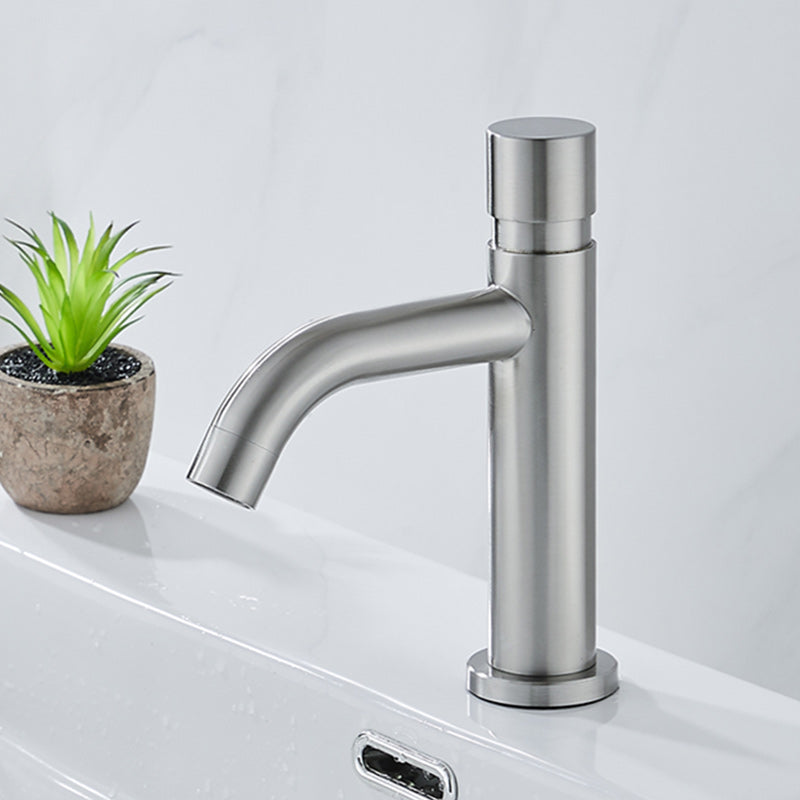 Modern Low Arc Sink Faucet with Single Handle Bathroom Sink Faucet
