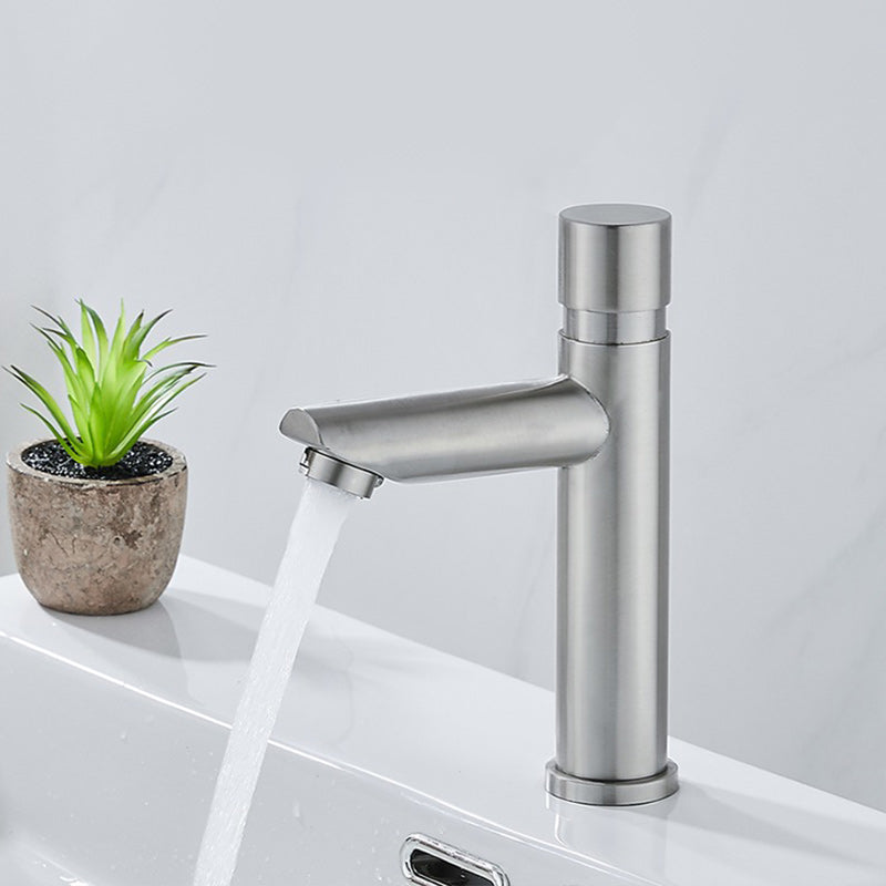 Modern Low Arc Sink Faucet with Single Handle Bathroom Sink Faucet