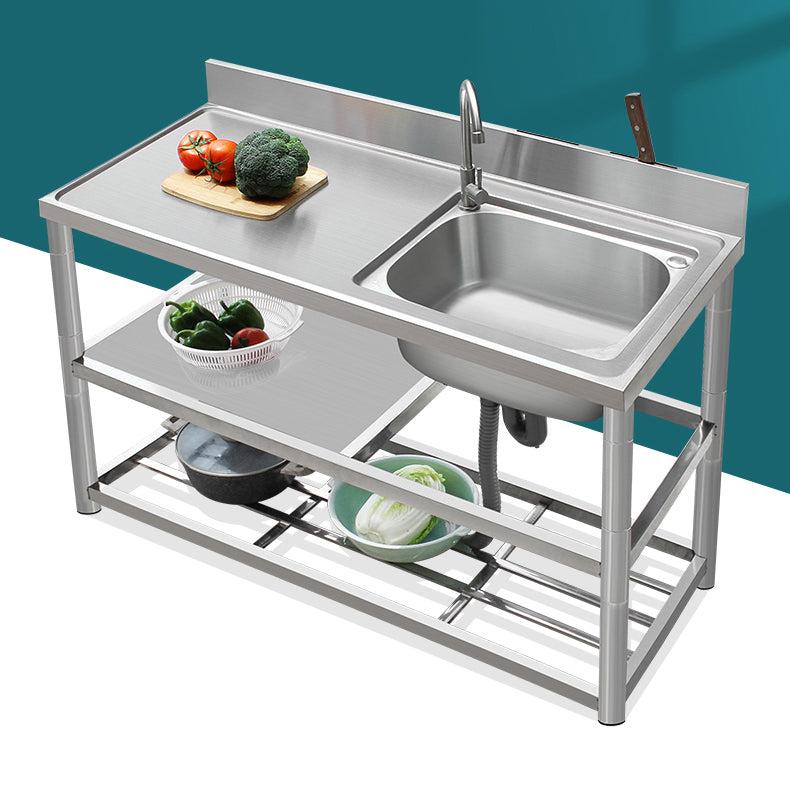 Modern Style Kitchen Sink All-in-one Stainless Steel Kitchen Sink with Drain Assembly