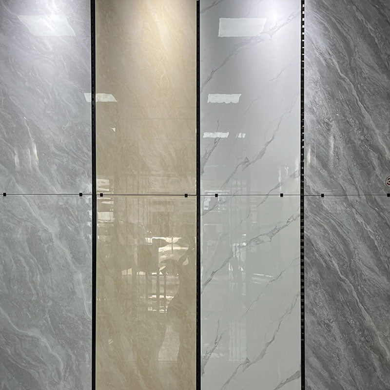 Marble Appearance Singular Tile Polished Rectangular Floor Tile