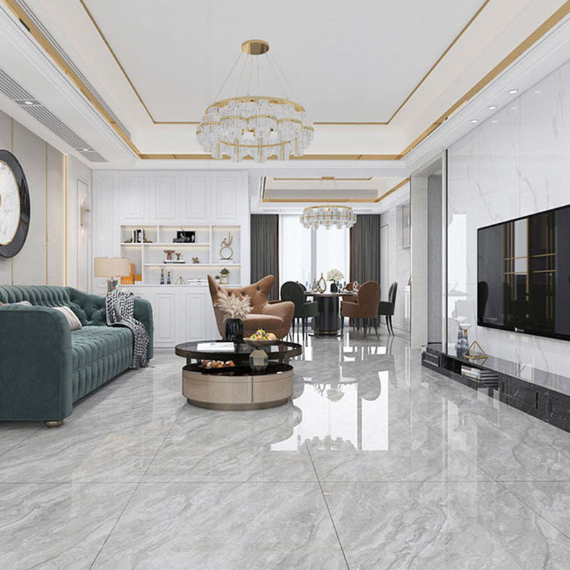 Marble Appearance Singular Tile Polished Rectangular Floor Tile