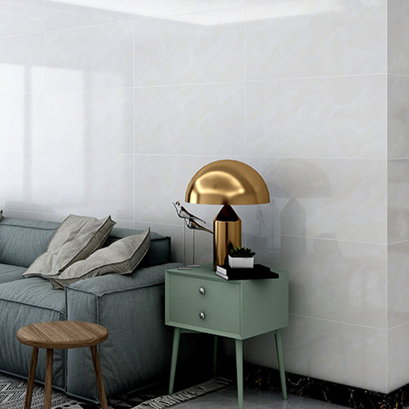 Waterproof Square Wall Tile Straight Edge Modern Style Wall Tile