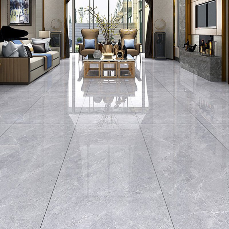 Modern Style Rectangle Floor Tile Waterproof Straight Edge Polished Floor Tile