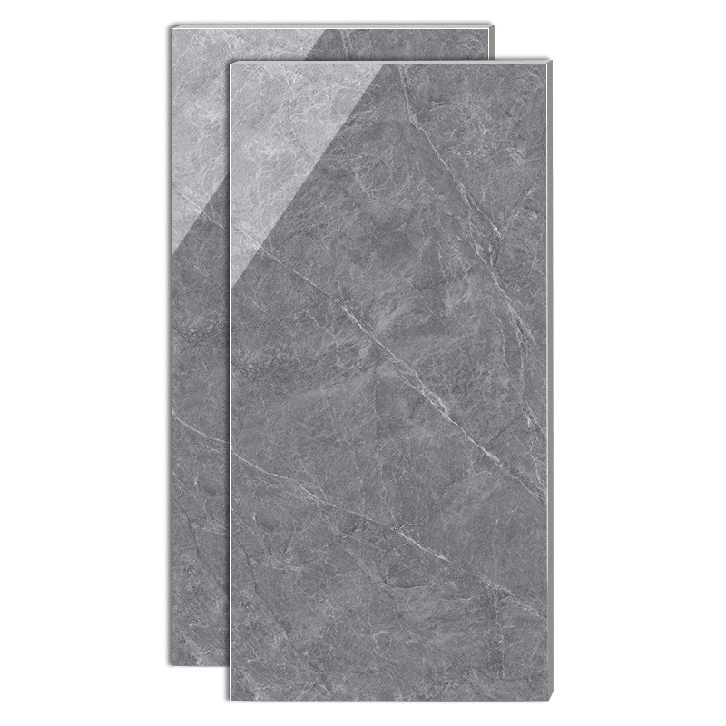 Modern Style Rectangle Floor Tile Waterproof Straight Edge Polished Floor Tile