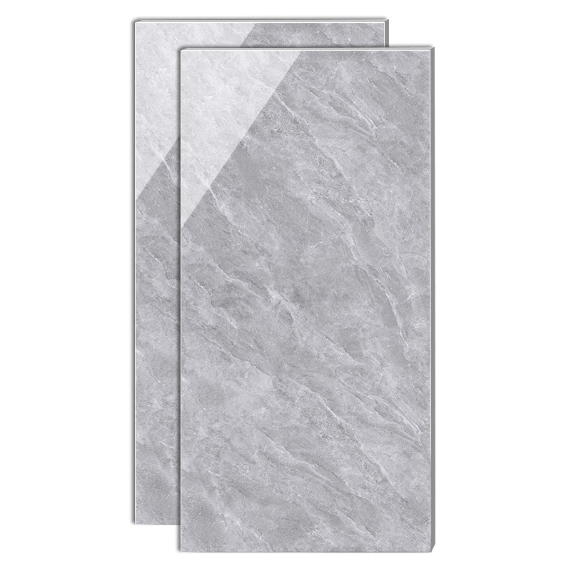 Modern Style Rectangle Floor Tile Waterproof Straight Edge Polished Floor Tile