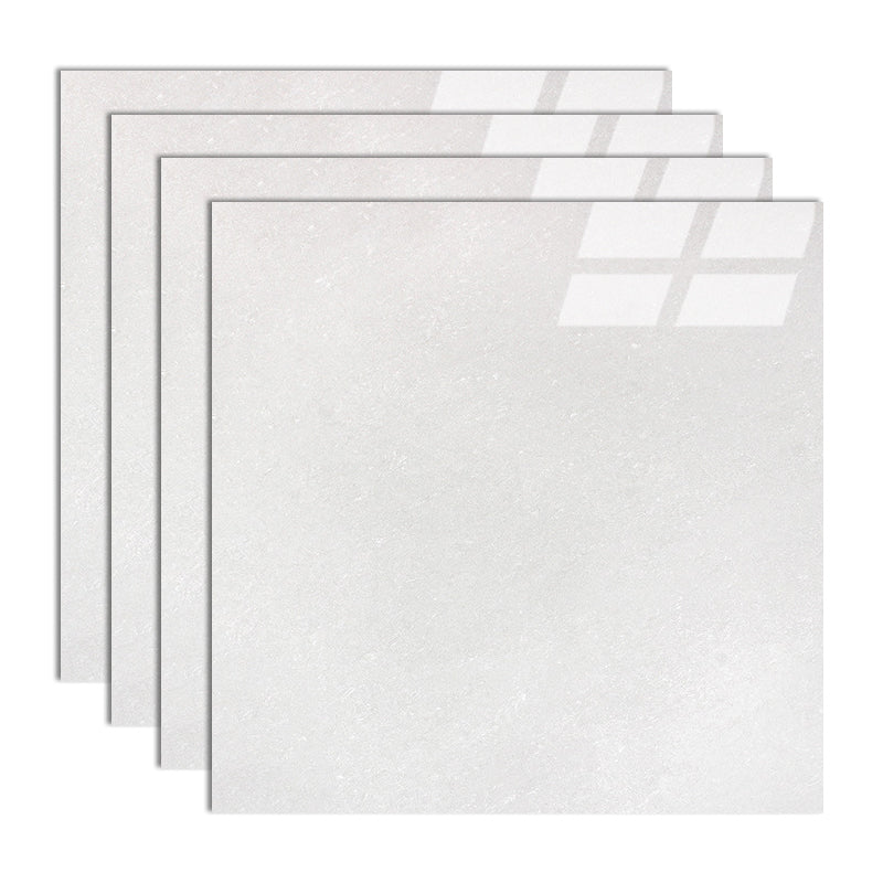 Modern Style Square Floor Tile Pure Color Straight Edge Waterproof Polished Floor Tile