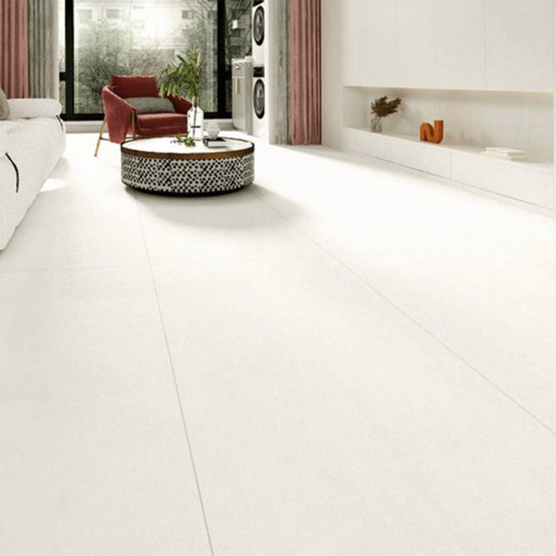 Modern Style Waterproof Floor Tile Pure Color Straight Edge Rectangle Floor Tile