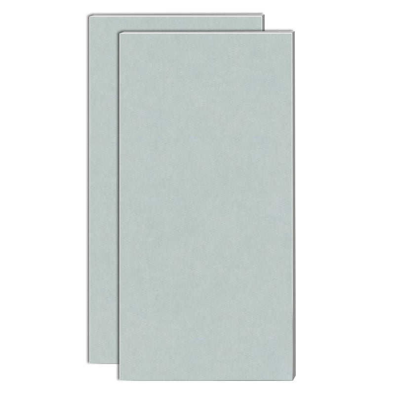 Modern Style Waterproof Floor Tile Pure Color Straight Edge Rectangle Floor Tile