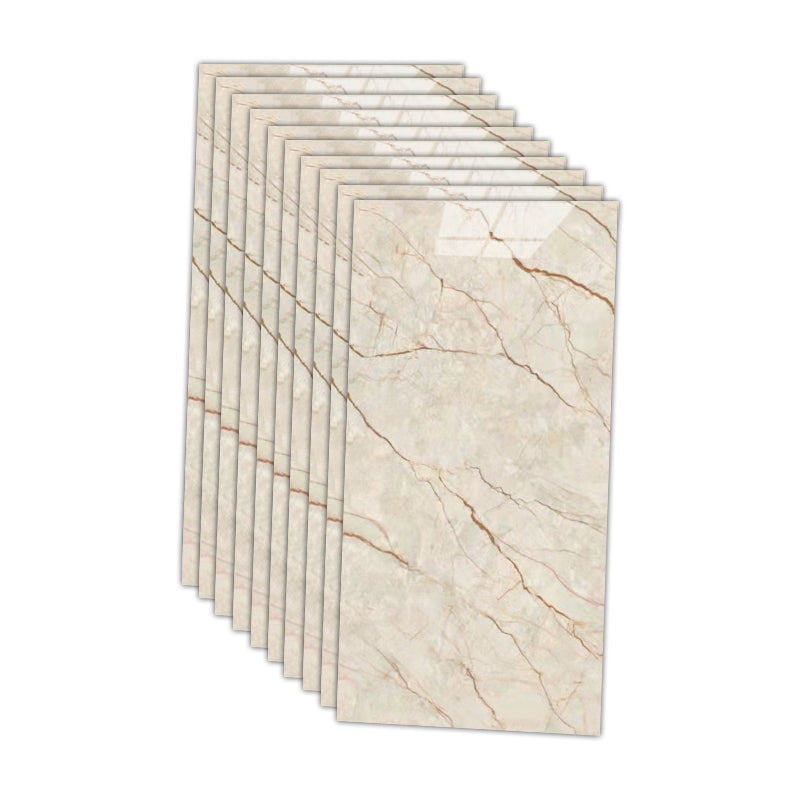 12" x 24" Marbling Single Tile Waterproof Backsplash Wall Tile for Bathroom