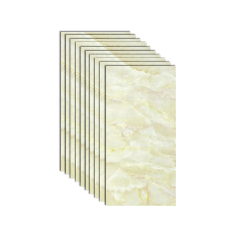 Single Tile Wallpaper Rectangular Peel and Stick Backsplash with Stain Resistant