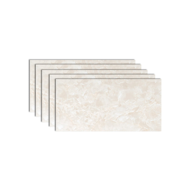 PVC Peel and Stick Backsplash Rectangular Single Tile Wallpaper