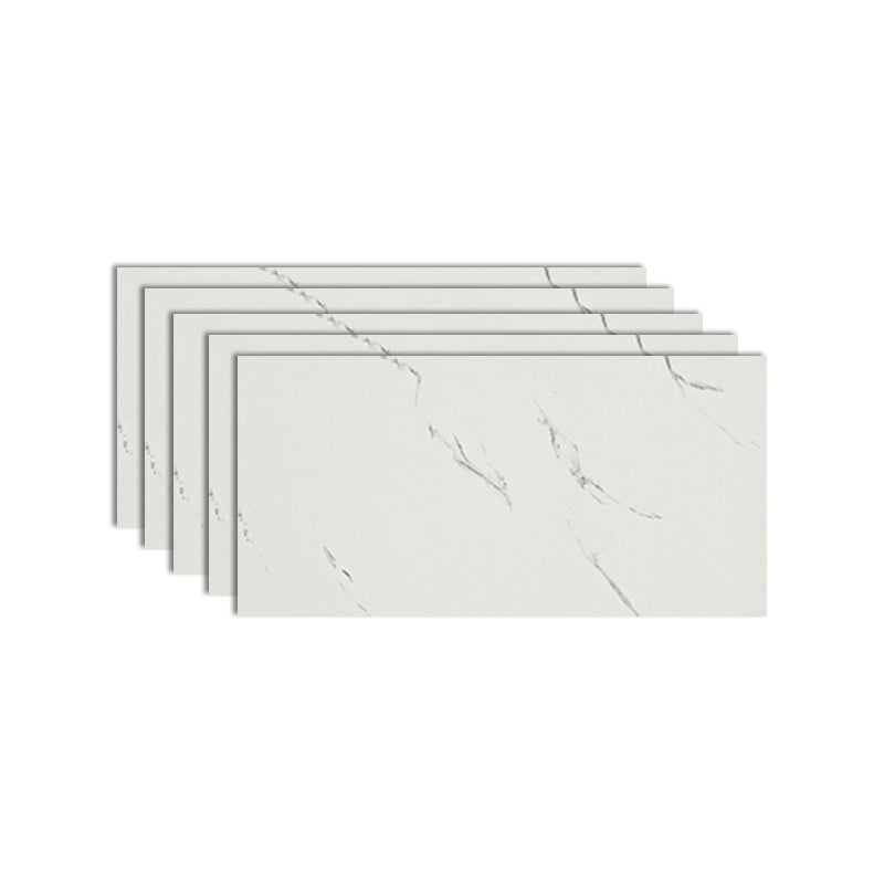 PVC Peel and Stick Backsplash Rectangular Single Tile Wallpaper