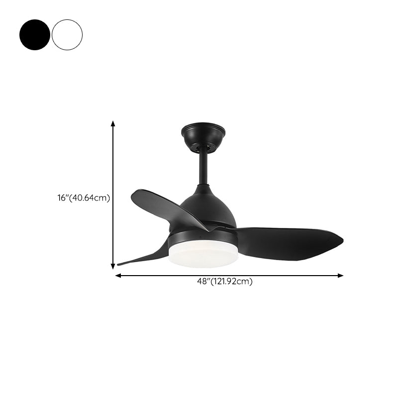 Minimalist Ceiling Fan Light Fixture Household LED Ceiling Lamp for Bedroom