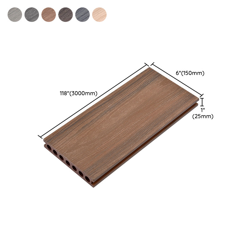 Modern 200-Pack Wooden Wall Planks Brown Wood Solid Wood Flooring for Patio