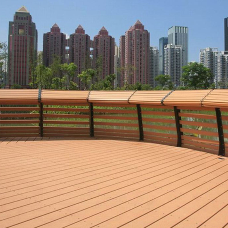 Outdoor WPC Flooring Rectangle Traditional Style Waterproof Nail Flooring