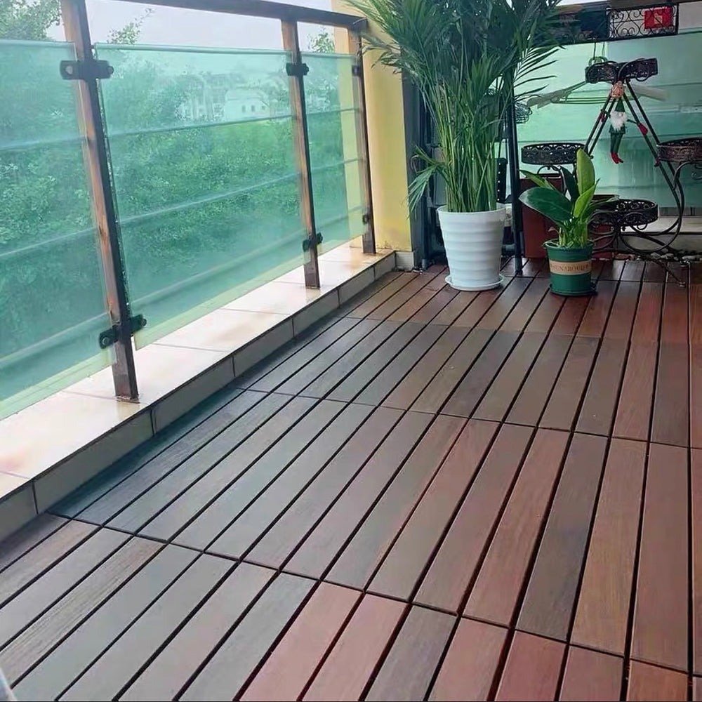 Solid Wood Flooring Traditional Style Waterproof Rectangle Stitching Wood Flooring