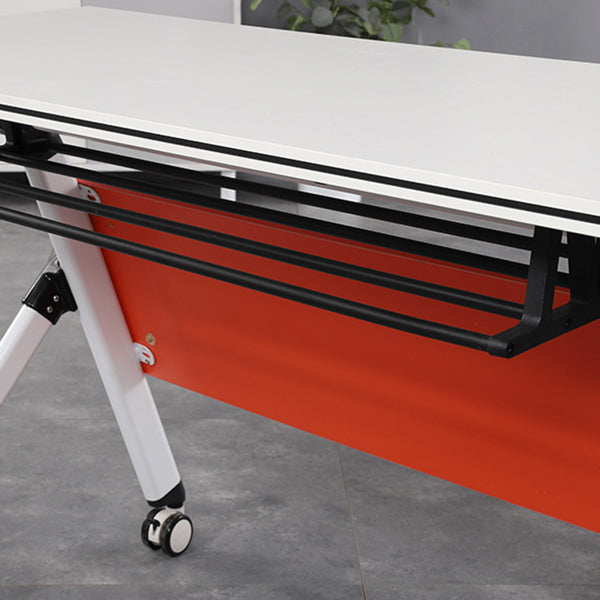 Modern Style Wooden Office Desk Rectangular Shape Conference Table with Legs for Office