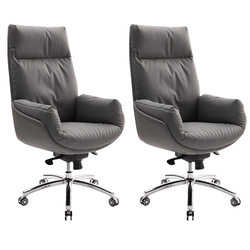 Modern Leather Office Chair No Distressing Ergonomic Desk Chair