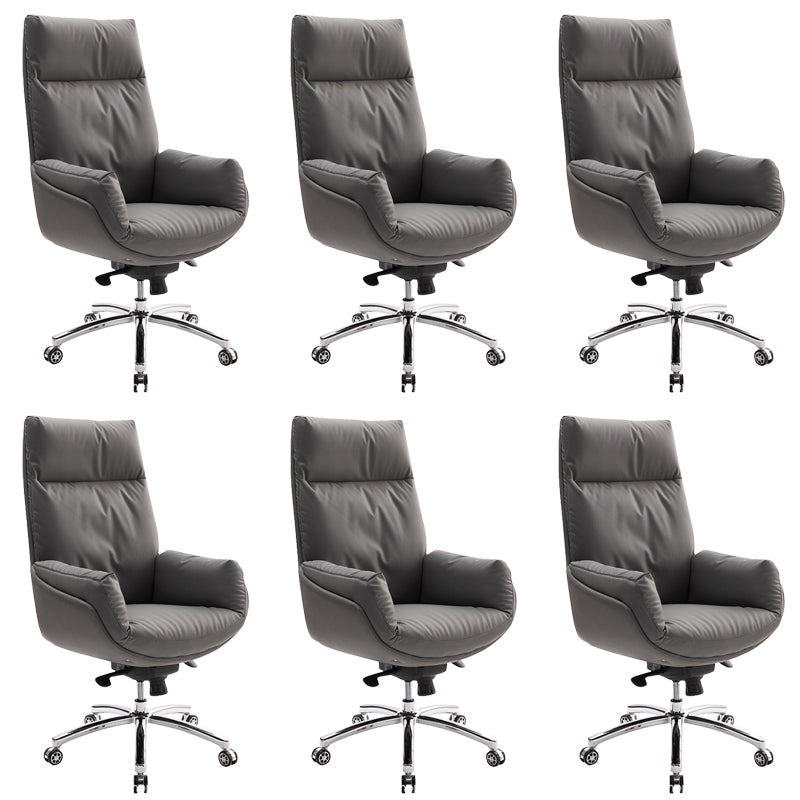 Modern Leather Office Chair No Distressing Ergonomic Desk Chair