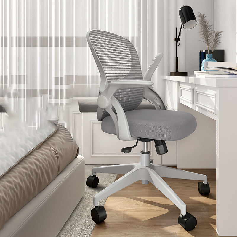 Removable Arms Office Chair Tilt Mechanism No Distressing Ergonomic Desk Chair with Wheels