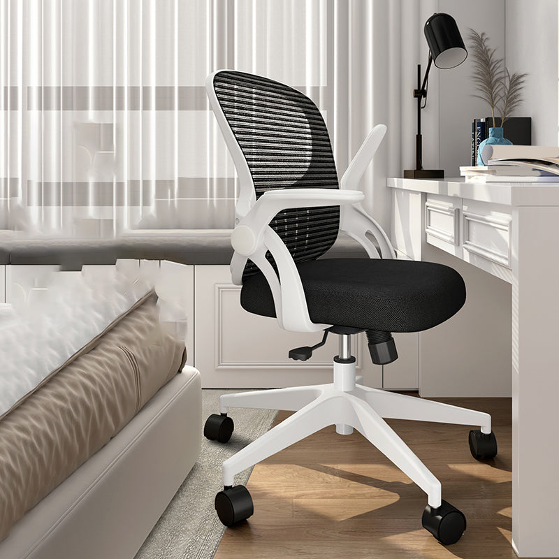 Removable Arms Office Chair Tilt Mechanism No Distressing Ergonomic Desk Chair with Wheels