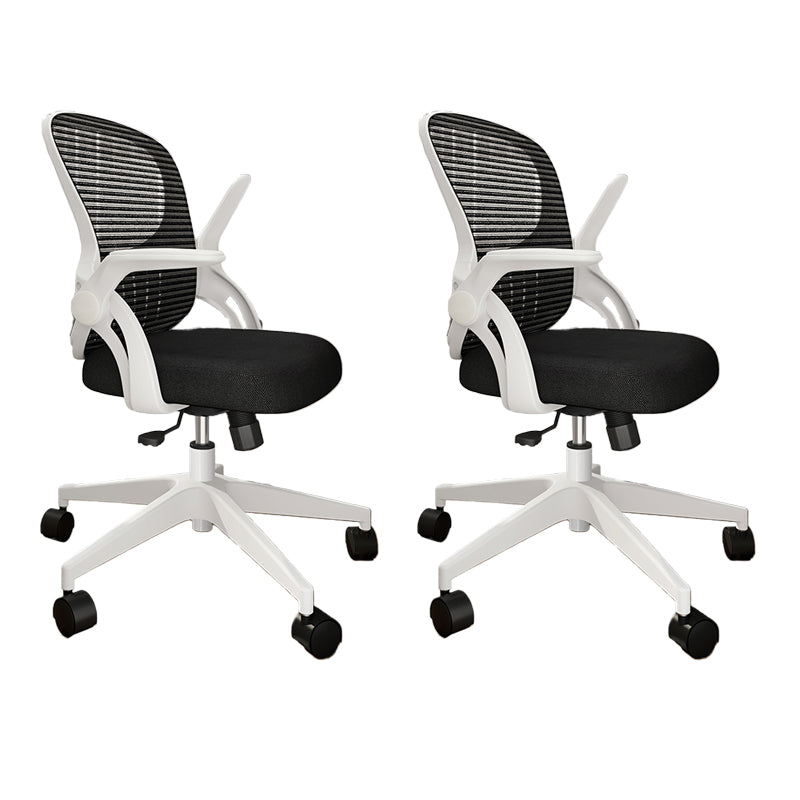 Removable Arms Office Chair Tilt Mechanism No Distressing Ergonomic Desk Chair with Wheels