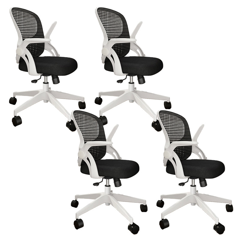 Removable Arms Office Chair Tilt Mechanism No Distressing Ergonomic Desk Chair with Wheels