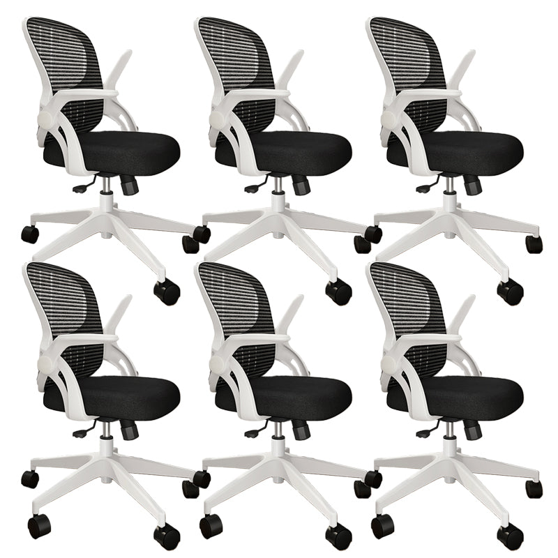 Removable Arms Office Chair Tilt Mechanism No Distressing Ergonomic Desk Chair with Wheels