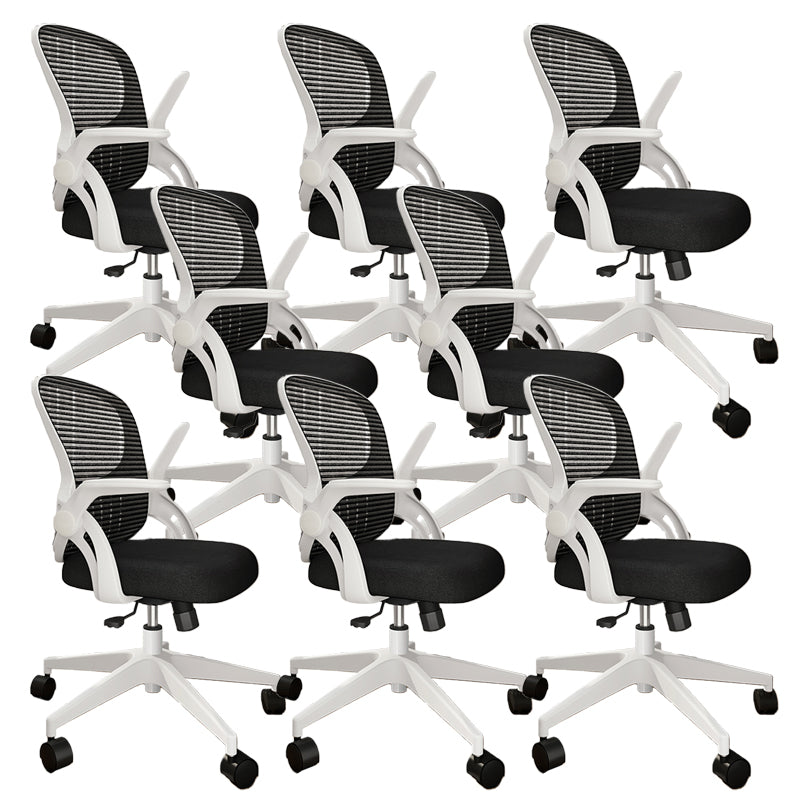 Removable Arms Office Chair Tilt Mechanism No Distressing Ergonomic Desk Chair with Wheels