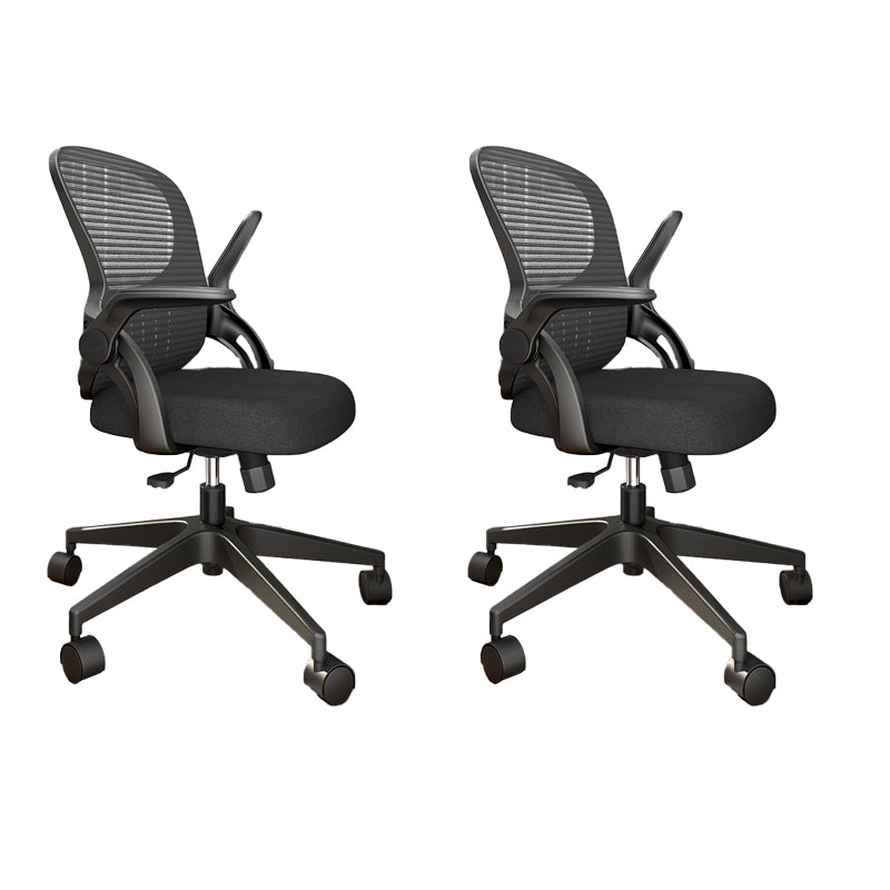 Removable Arms Office Chair Tilt Mechanism No Distressing Ergonomic Desk Chair with Wheels