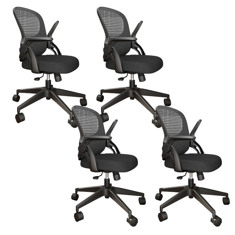 Removable Arms Office Chair Tilt Mechanism No Distressing Ergonomic Desk Chair with Wheels