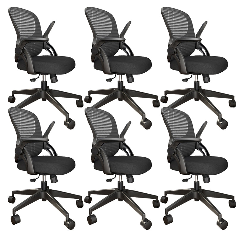 Removable Arms Office Chair Tilt Mechanism No Distressing Ergonomic Desk Chair with Wheels