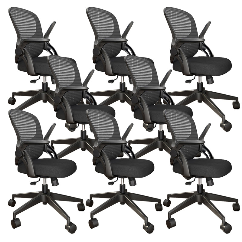 Removable Arms Office Chair Tilt Mechanism No Distressing Ergonomic Desk Chair with Wheels