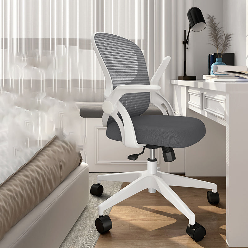 Removable Arms Office Chair Tilt Mechanism No Distressing Ergonomic Desk Chair with Wheels