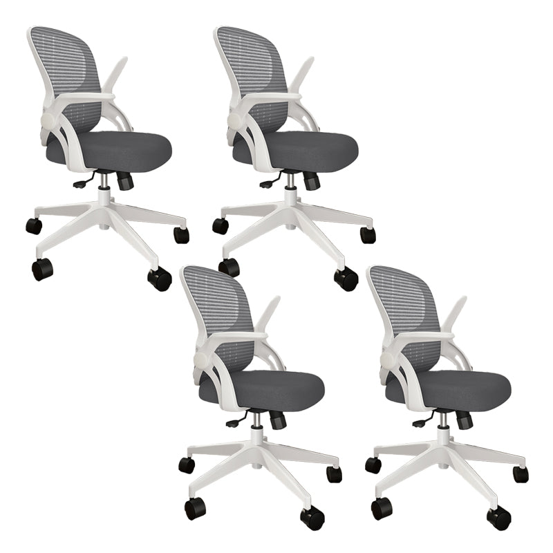 Removable Arms Office Chair Tilt Mechanism No Distressing Ergonomic Desk Chair with Wheels